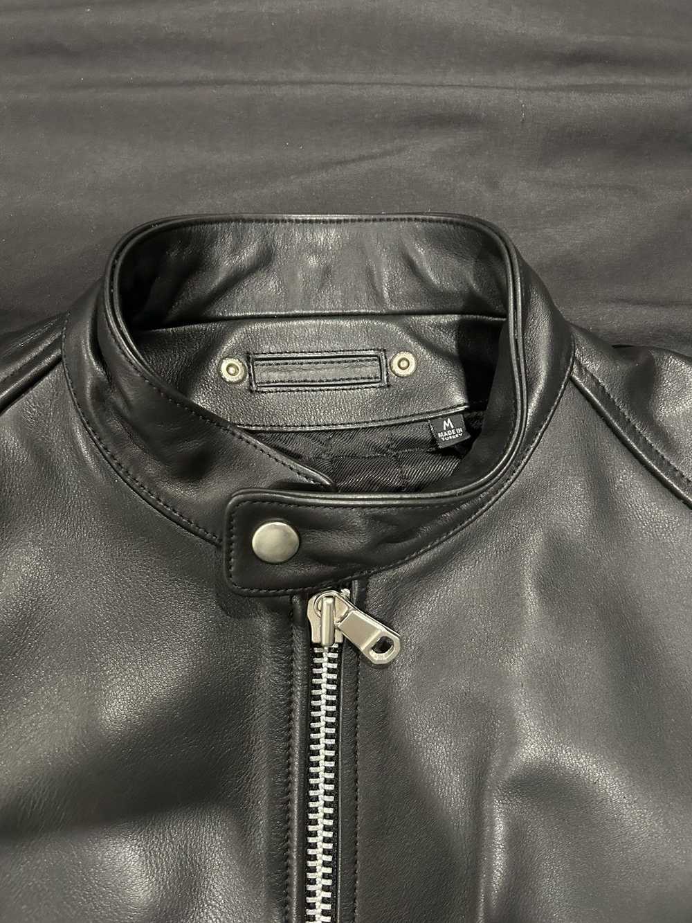 Stussy CAFE RACER LEATHER JACKET - image 11