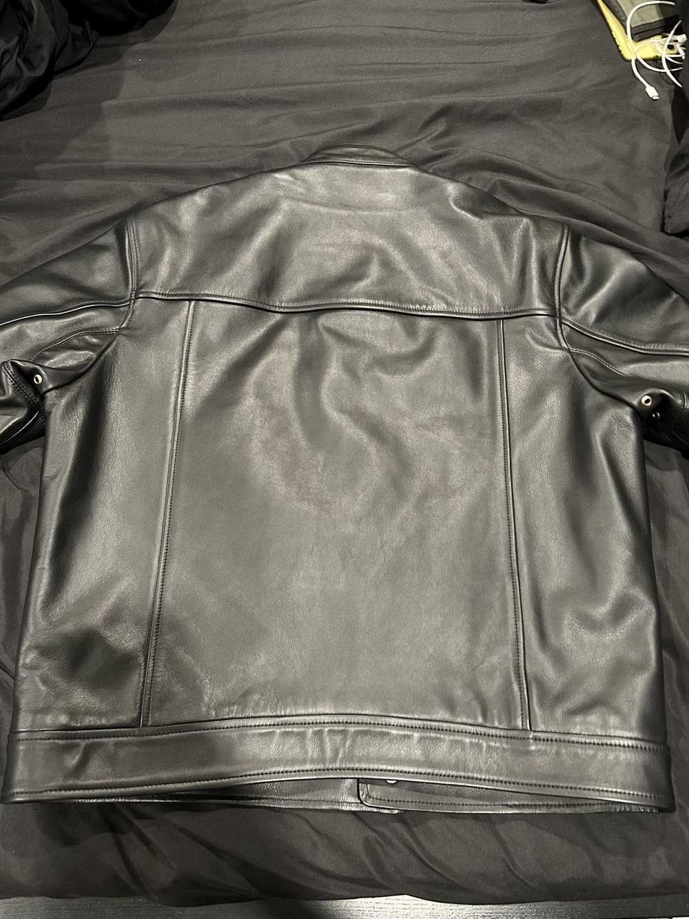 Stussy CAFE RACER LEATHER JACKET - image 3