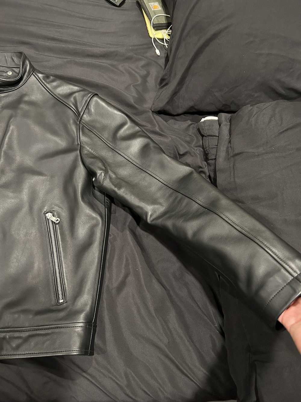 Stussy CAFE RACER LEATHER JACKET - image 5