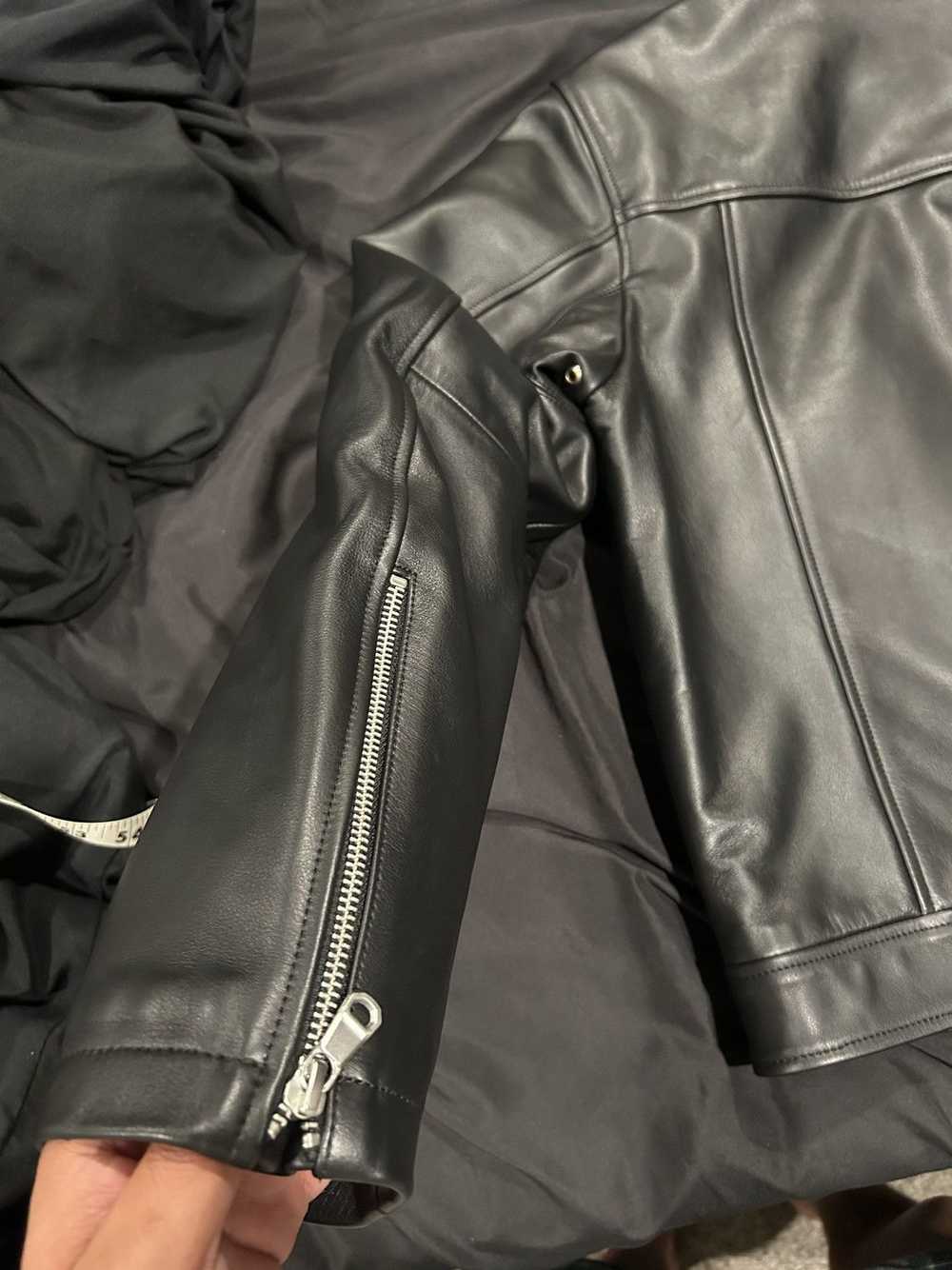 Stussy CAFE RACER LEATHER JACKET - image 6