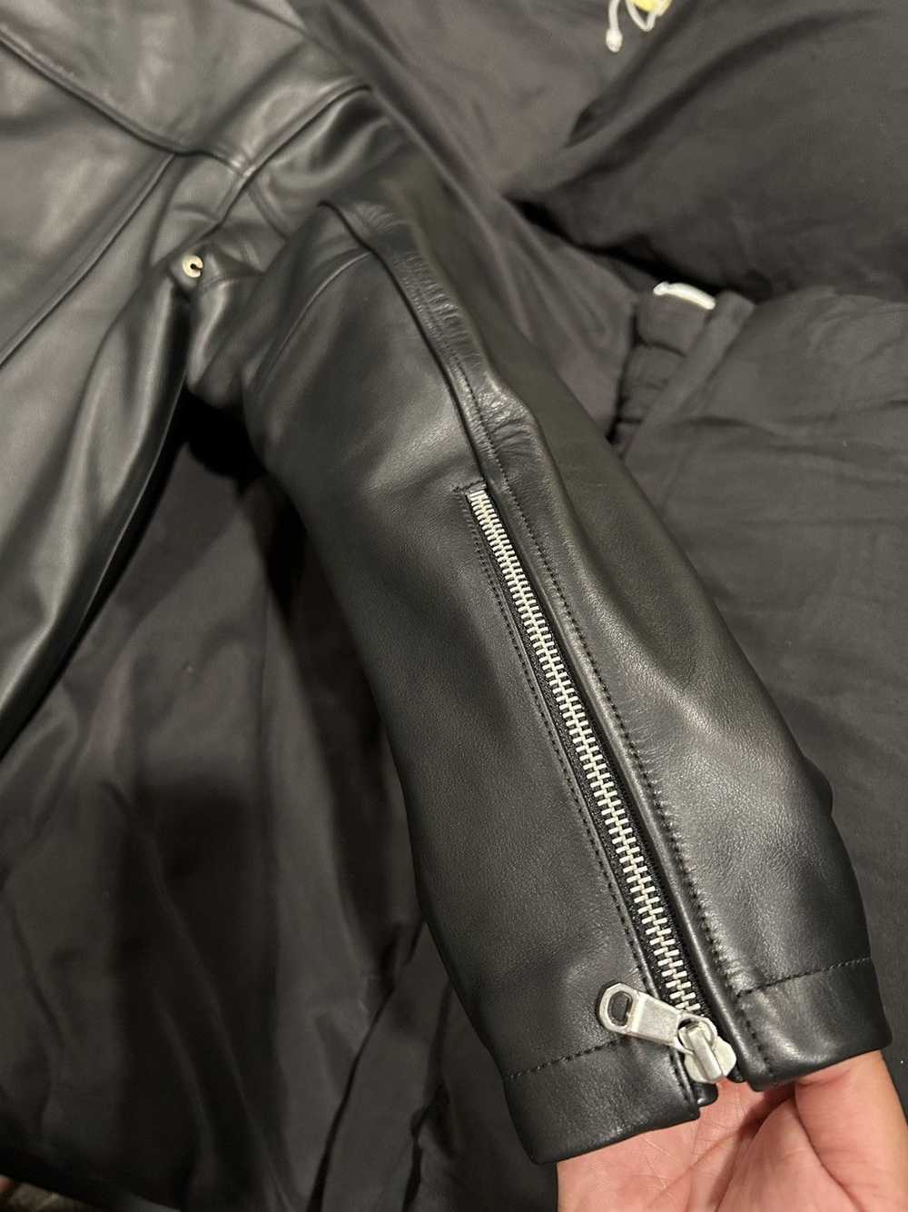 Stussy CAFE RACER LEATHER JACKET - image 7