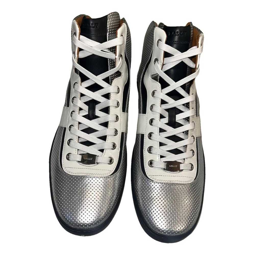 Bally Leather high trainers - image 1