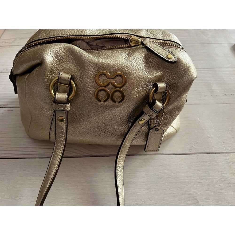 Vintage Coach Gold Handbag - image 2