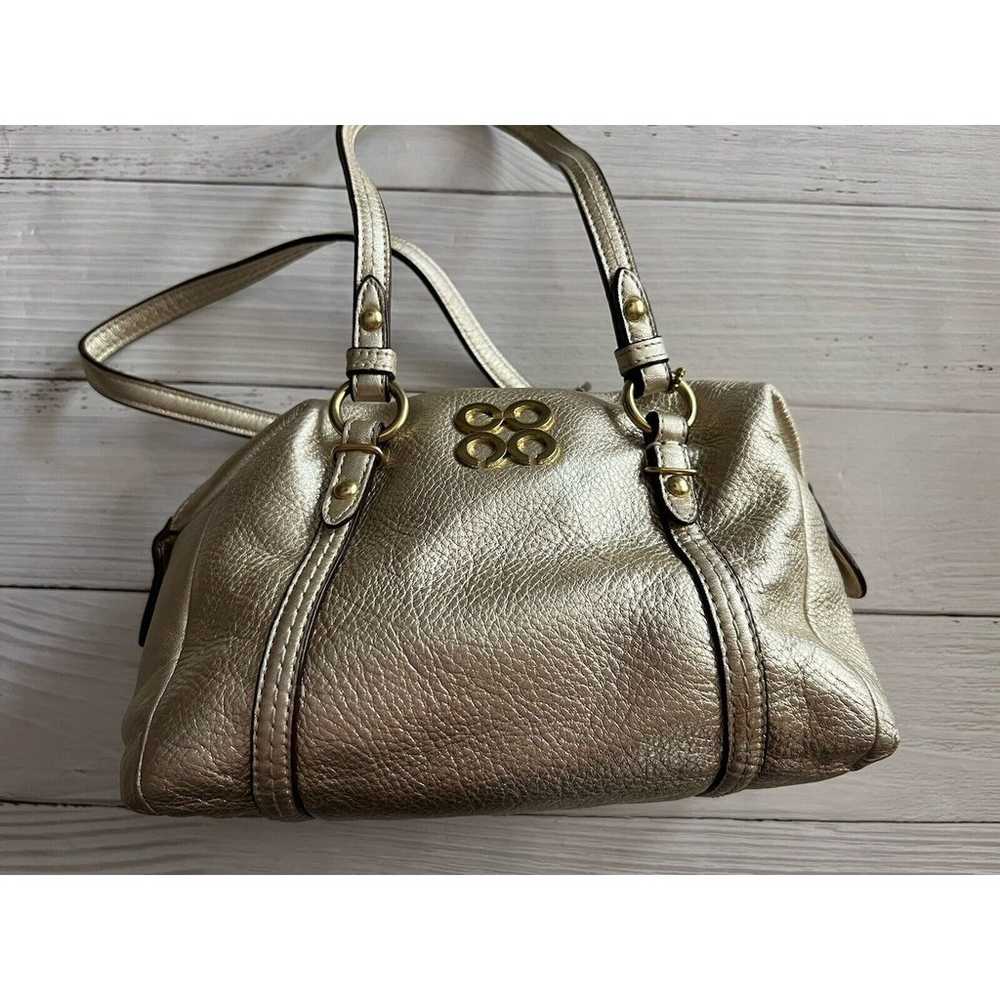 Vintage Coach Gold Handbag - image 3