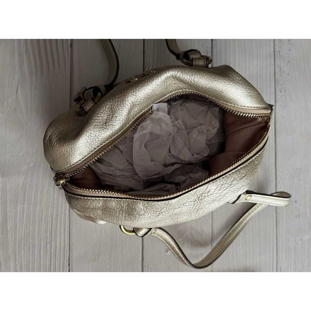 Vintage Coach Gold Handbag - image 7