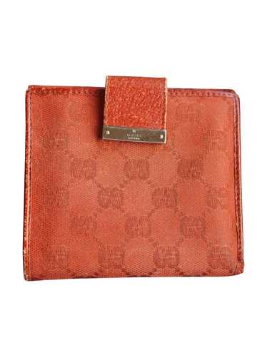 Gucci Gucci Red Monogram GG Wallet