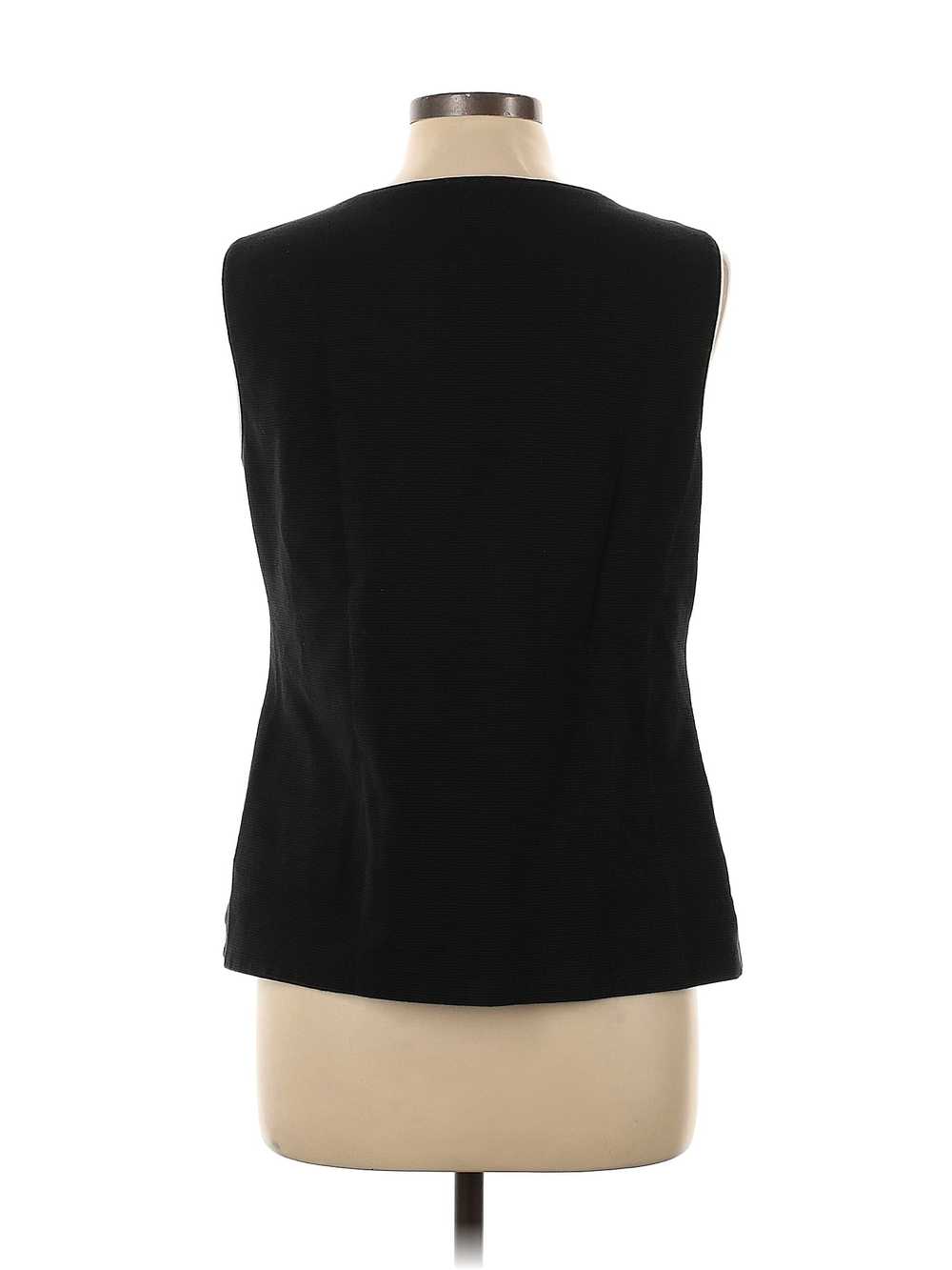 Talbots Women Black Sleeveless Top L - image 2