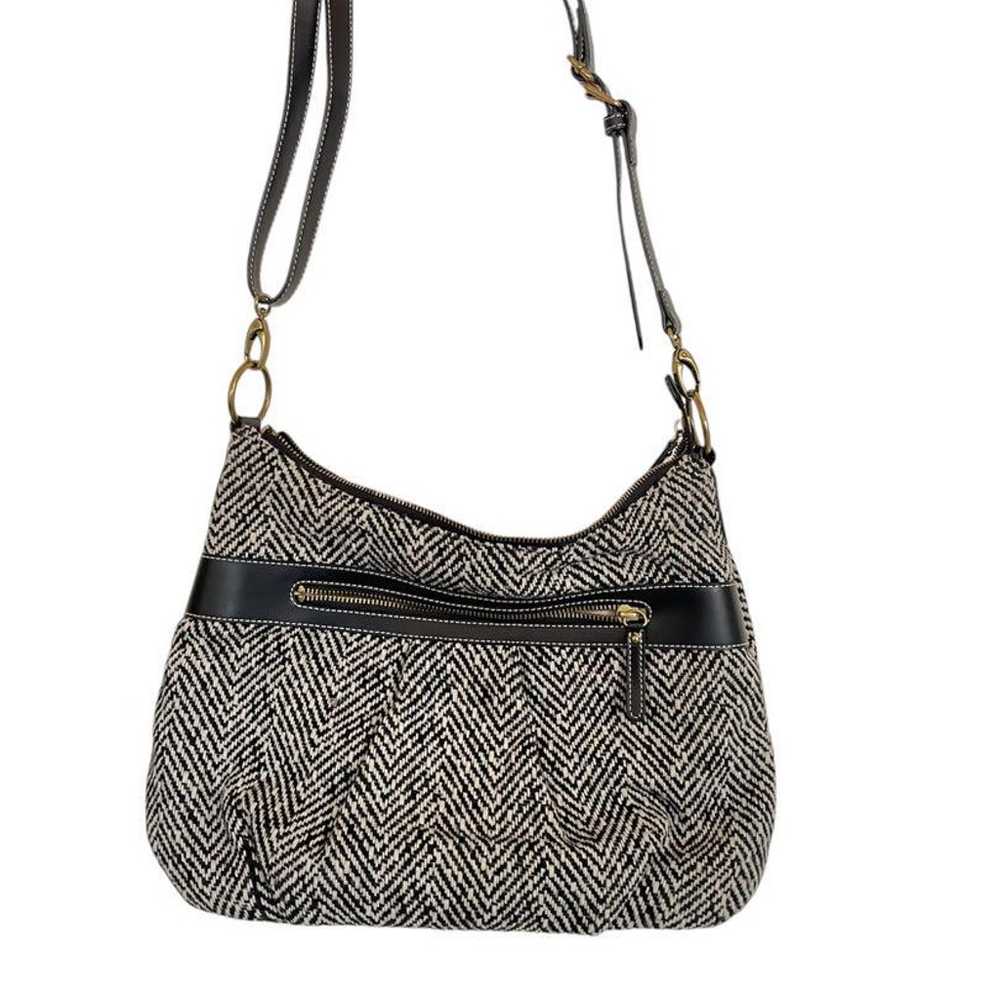 Topkapi Shoulder Bag Tweed Wool Gray - image 1