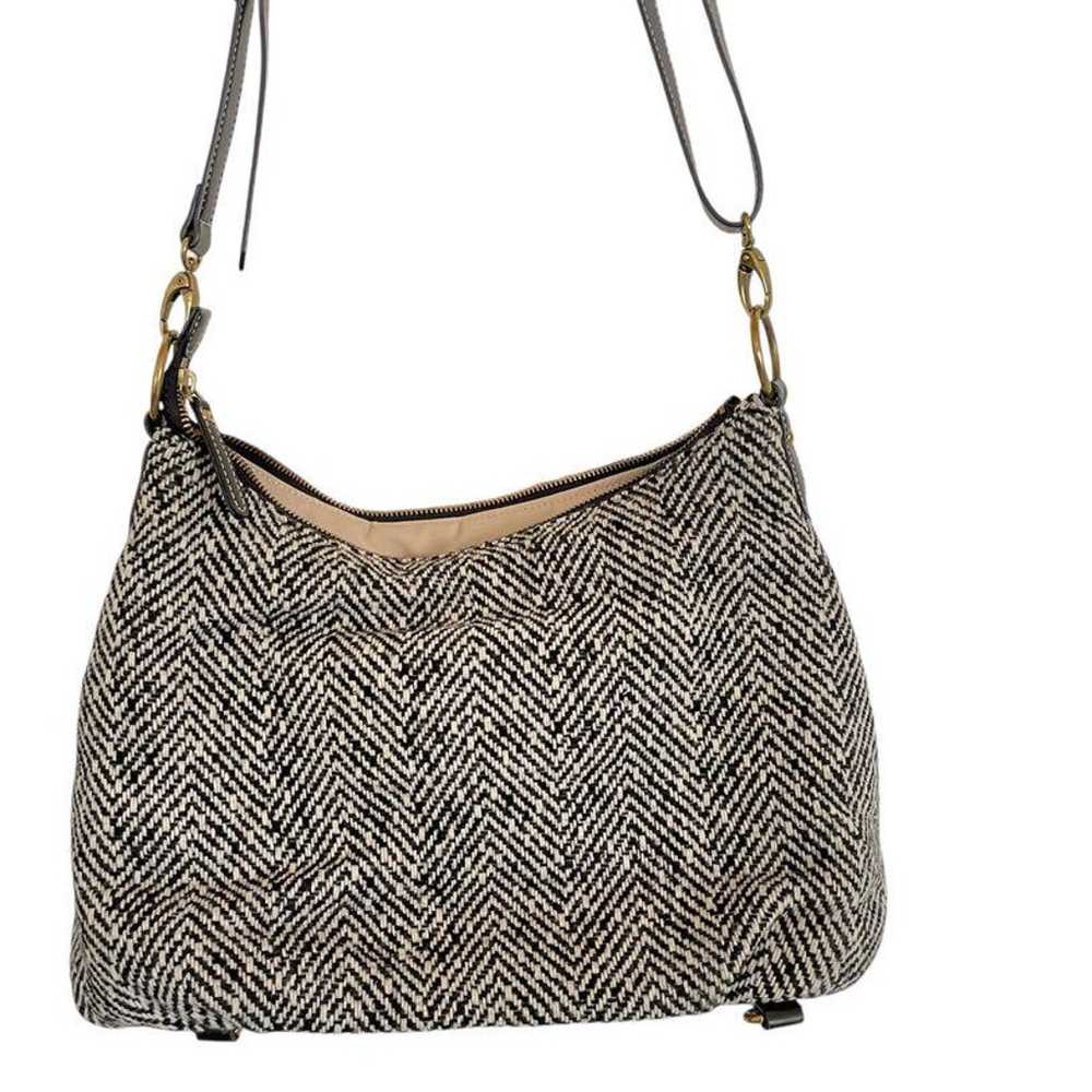 Topkapi Shoulder Bag Tweed Wool Gray - image 2