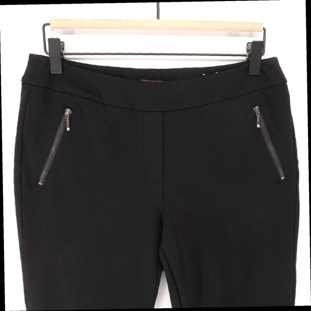 Vintage Women's Ponte Pull On Ankle Pants in Blac… - image 3