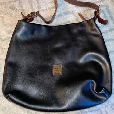 Dooney and Bourke saffiano black hobo - image 1