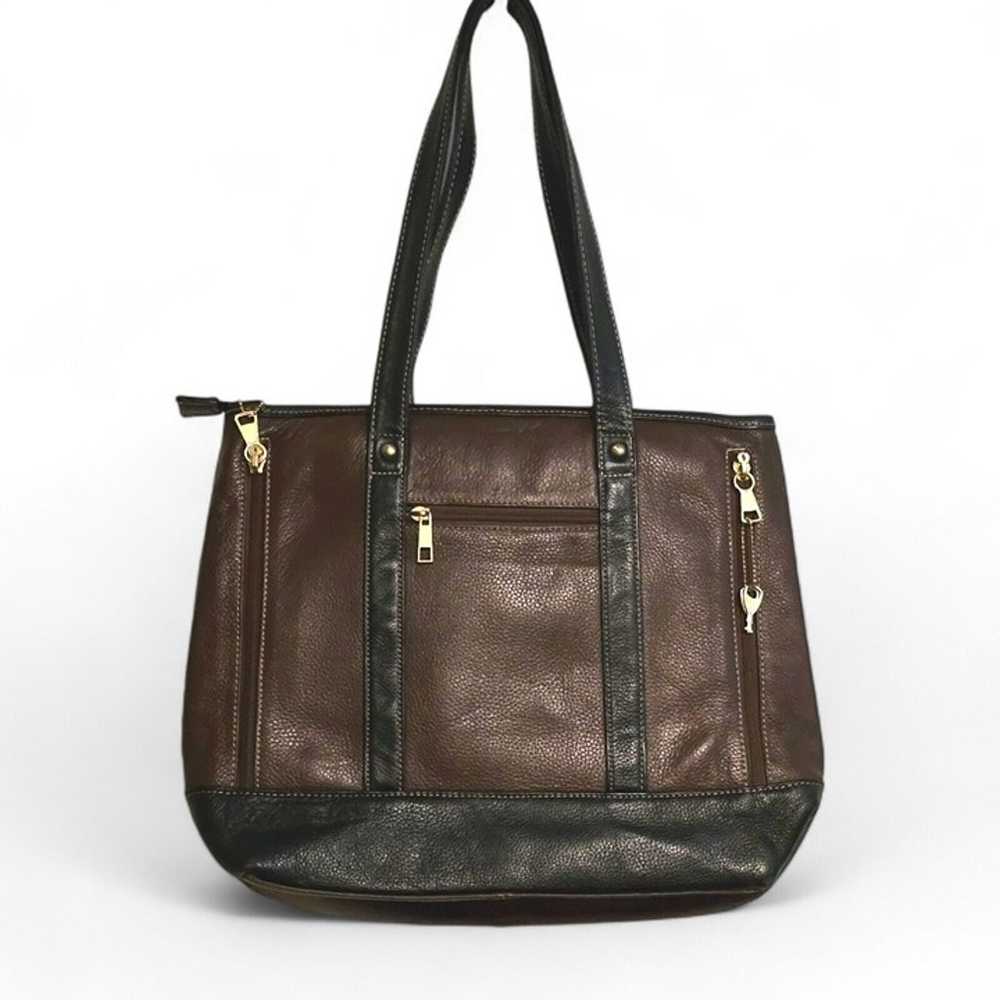 Roma Leather Concealed Carry Handbag Purse Should… - image 1