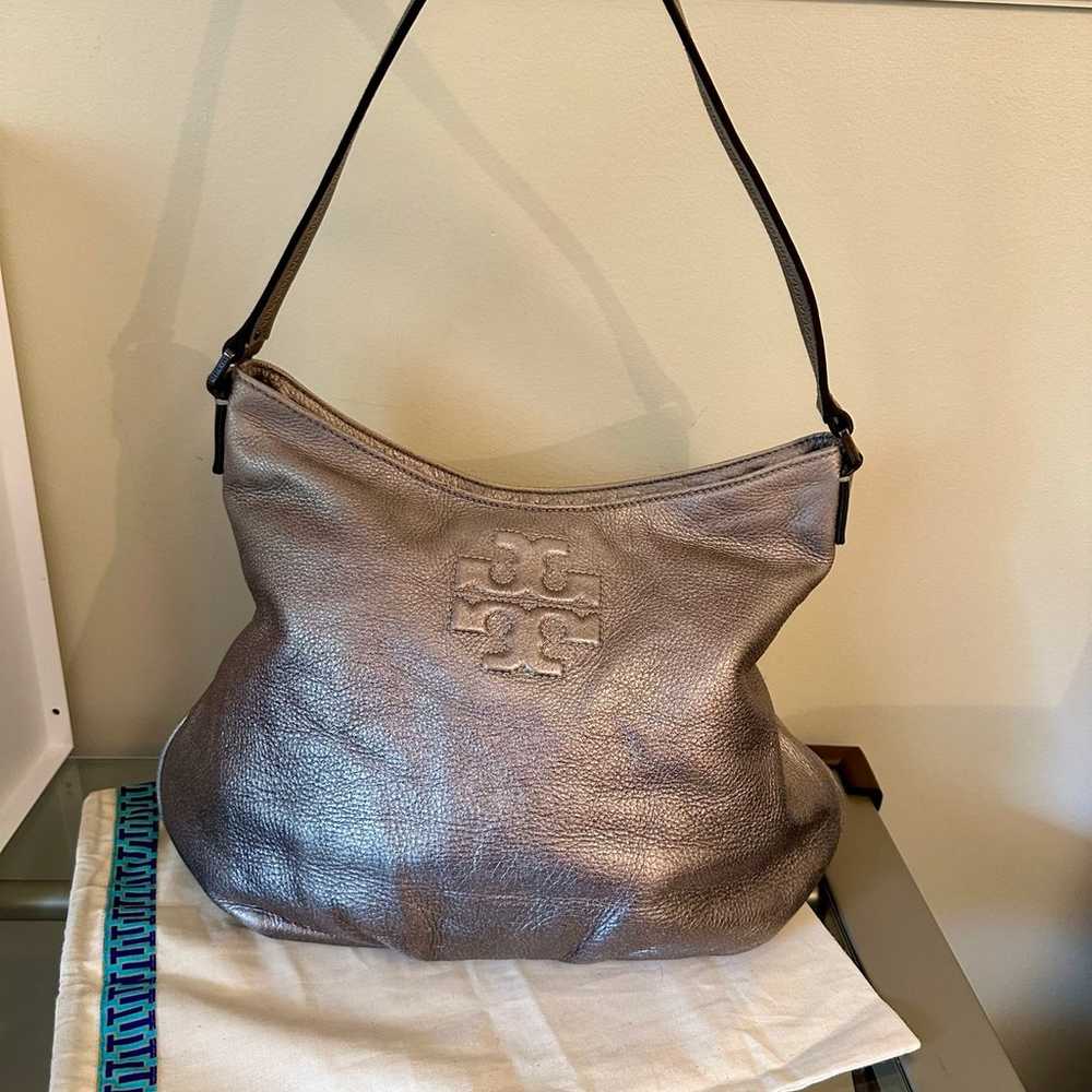 Tory Burch silver handbag - image 2