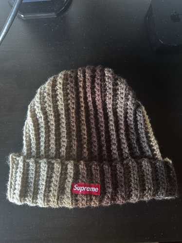 Supreme Supreme Gradient Crochet Beanie Brown FW22