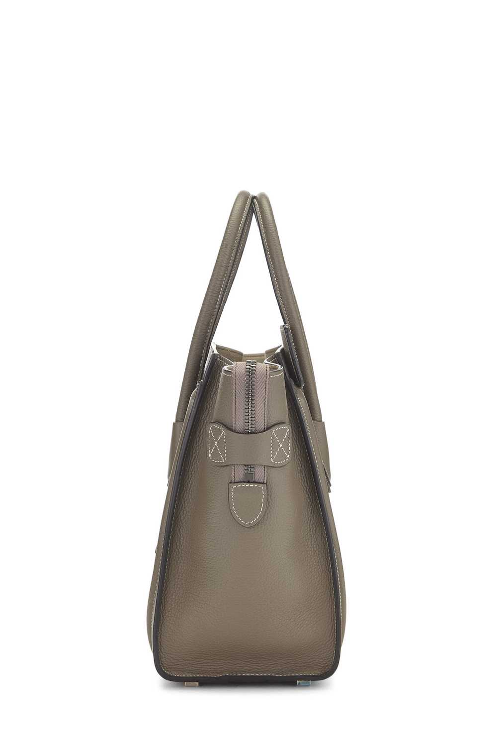 Grey Drummed Calfskin Luggage Micro - image 3