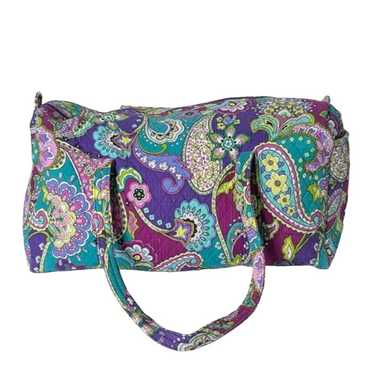 Vera Bradley Paisley Celebration Large Duffle Bag… - image 1