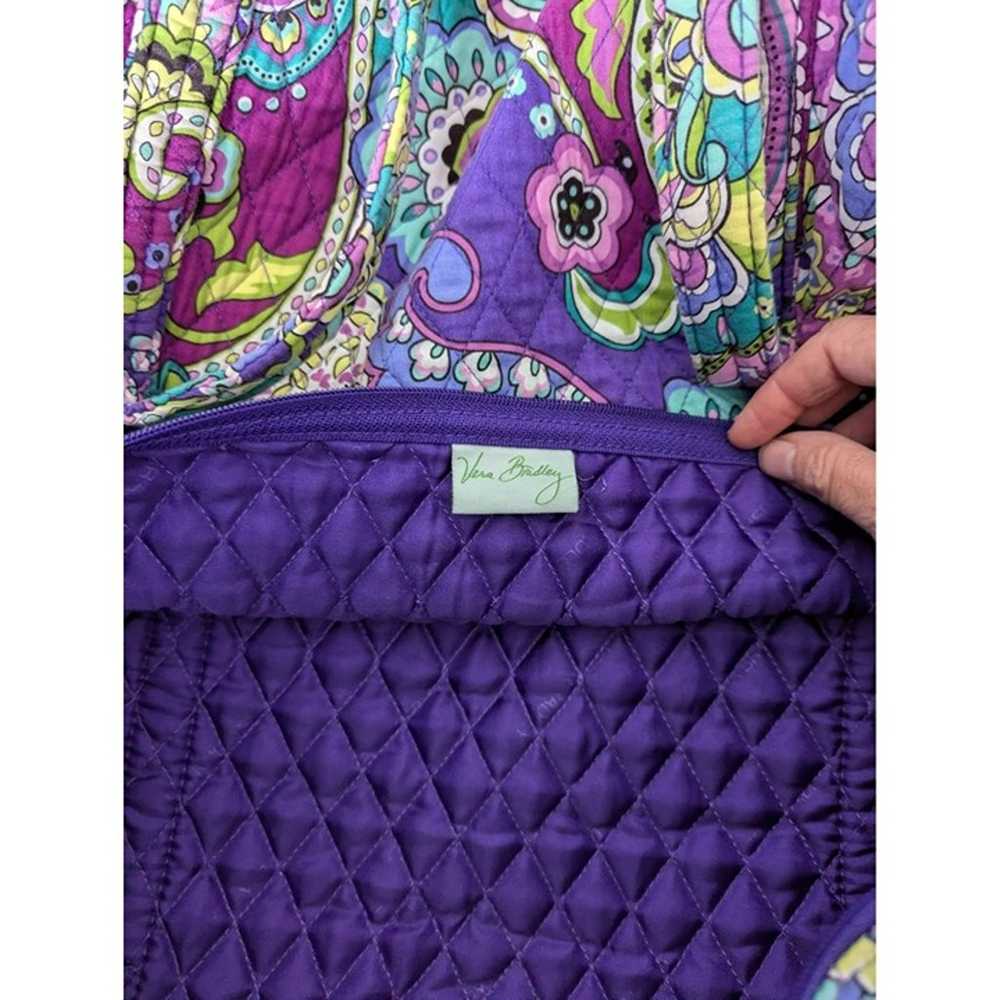 Vera Bradley Paisley Celebration Large Duffle Bag… - image 5