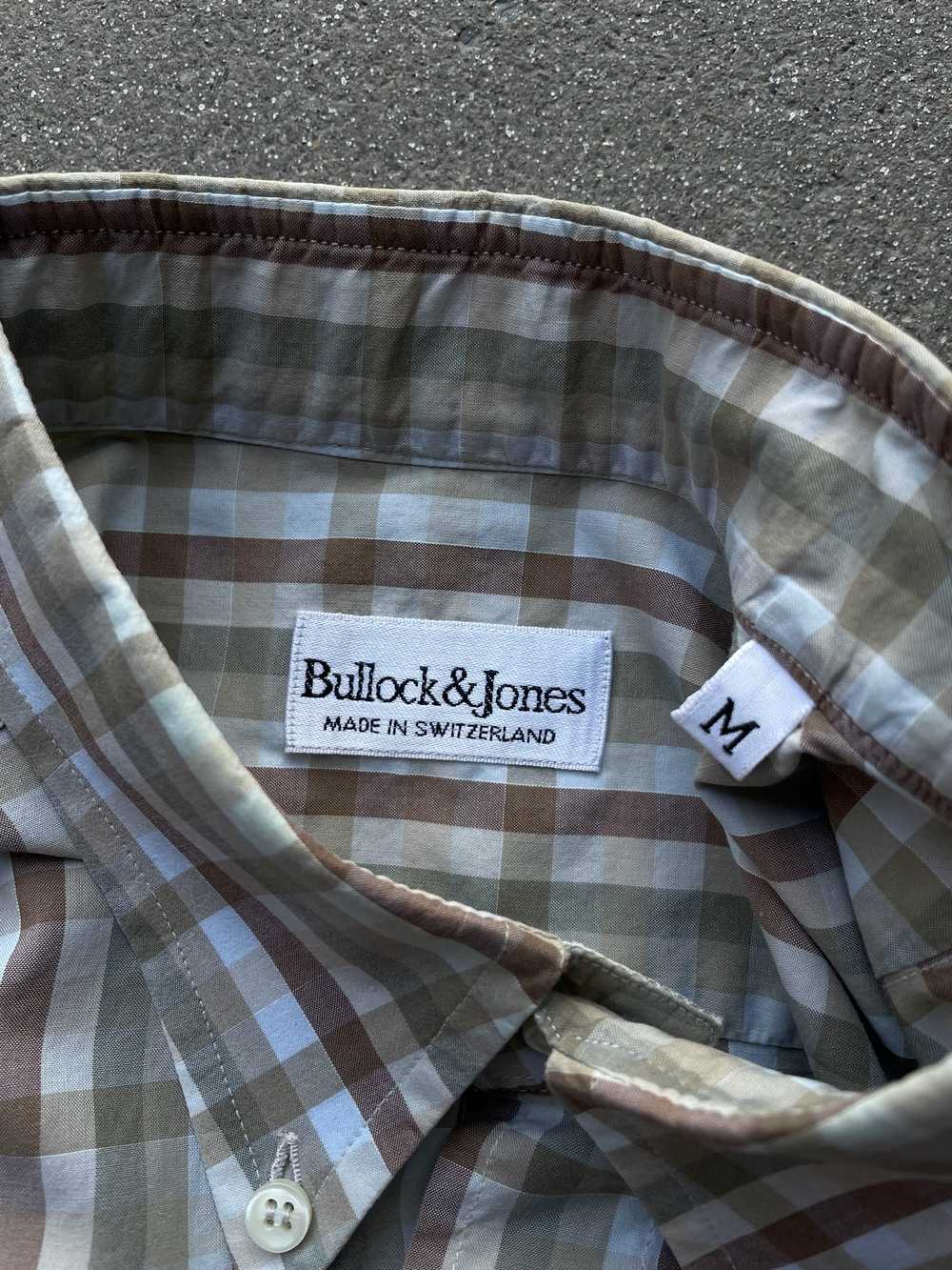 Bullock & Jones Button-Down Plaid Shirt—[M] - image 4