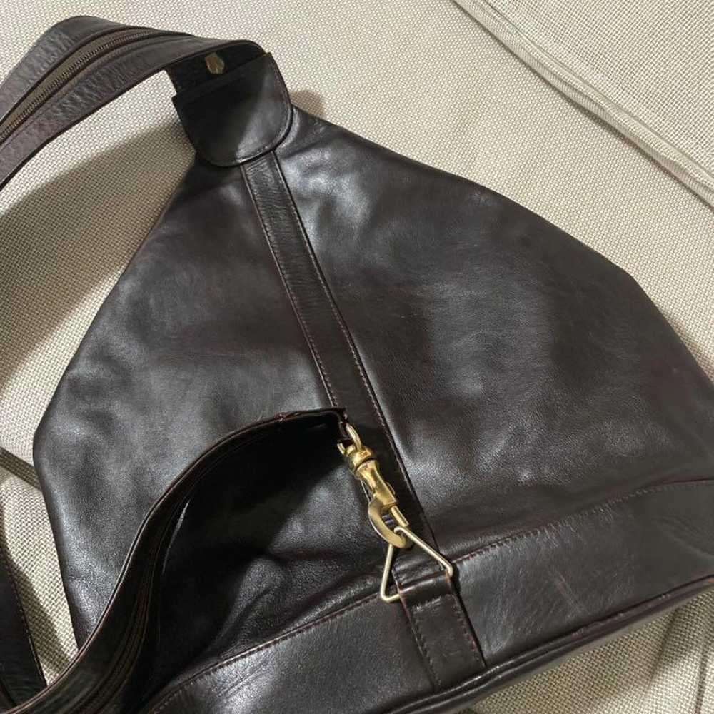 Rare BALLY Vintage Leather Shoulder Bag - image 2