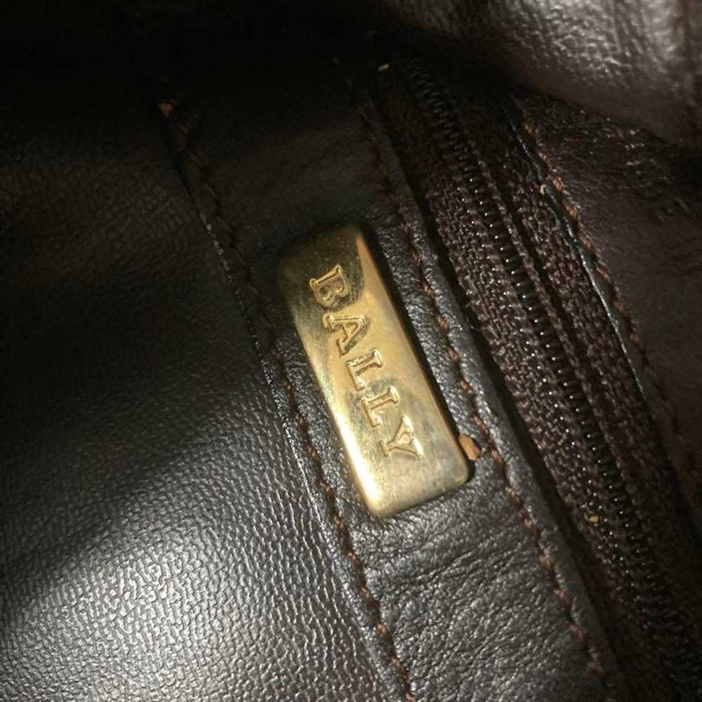 Rare BALLY Vintage Leather Shoulder Bag - image 4