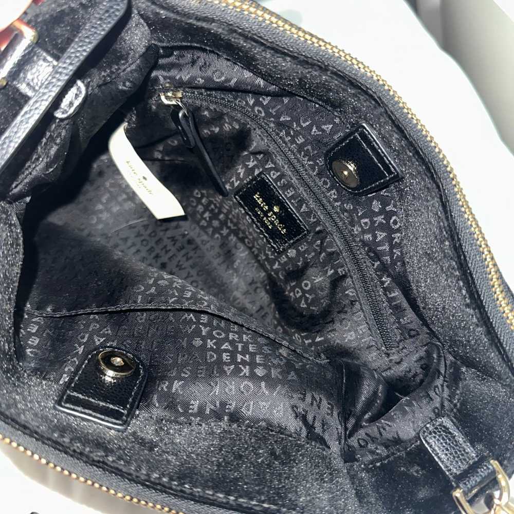 Kate Spade black velvet bag - image 10