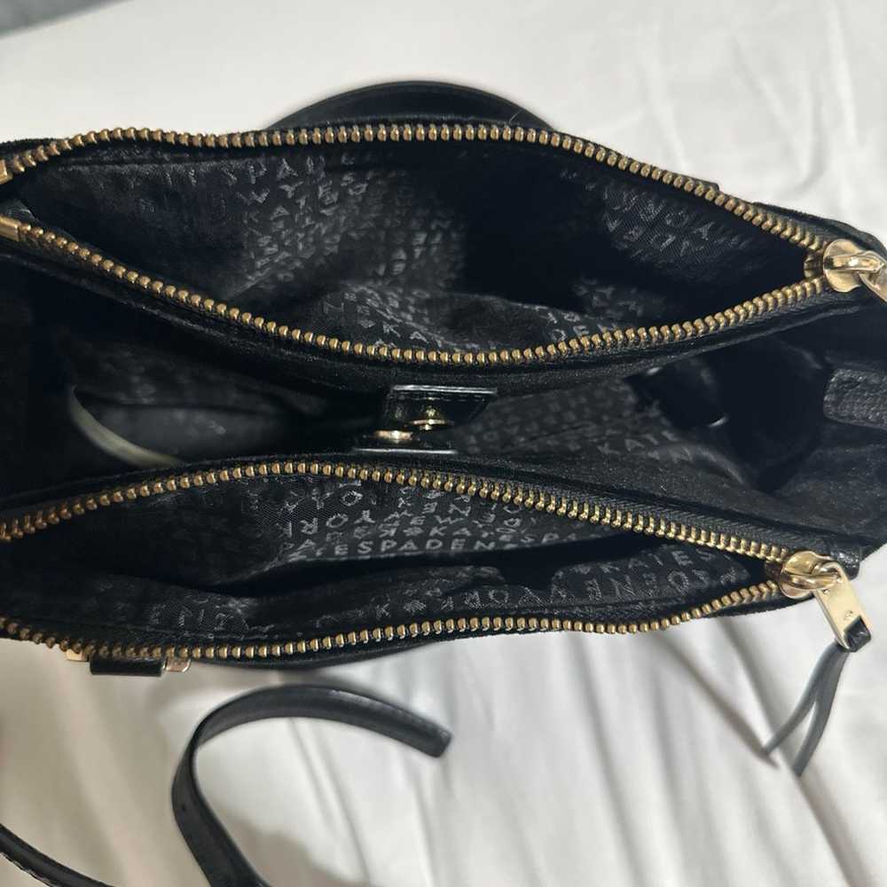 Kate Spade black velvet bag - image 11