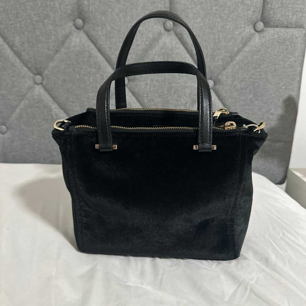 Kate Spade black velvet bag - image 4