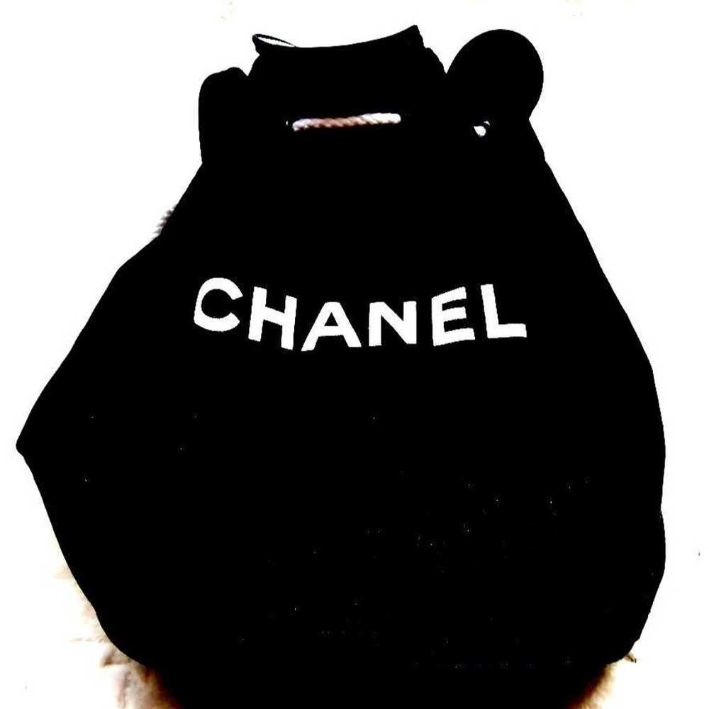 Chanel drawstring backpack canvas novelty. - image 2