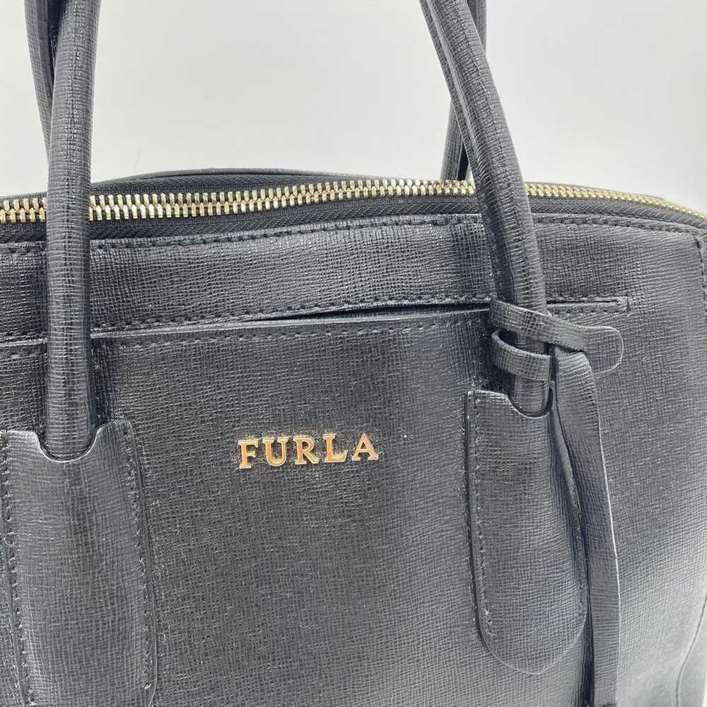 Beautiful item ✨ Furla 2-way bag with logo, gold … - image 3