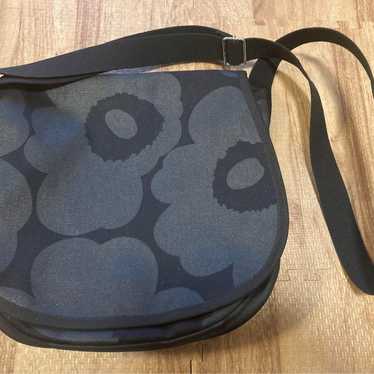 Marimekko Shoulder Bag Black Unikko