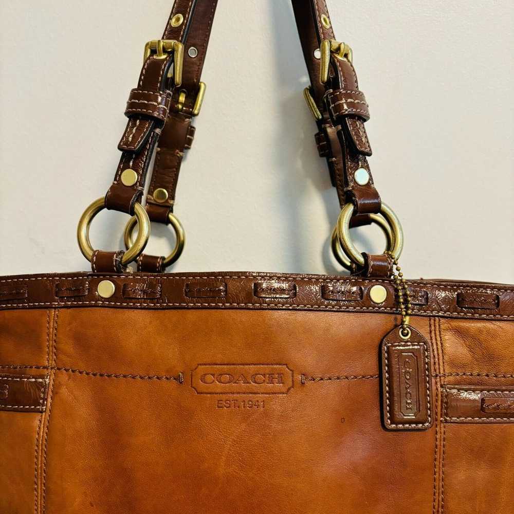 Coach Purse Womens Vinatge Gallery North South Br… - image 3