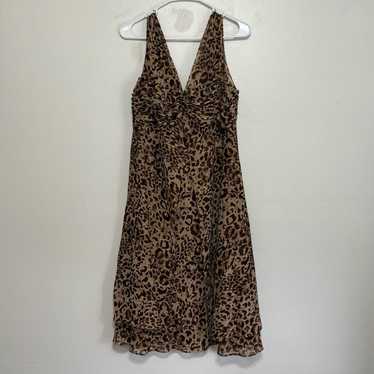 Other Sheri Martin Leopard Print and Metallic Dres