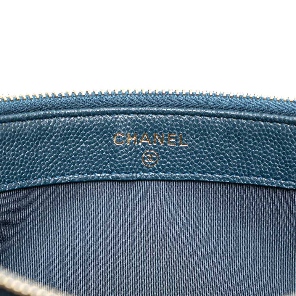 Product Details Chanel Navy Caviar Leather Quilte… - image 6