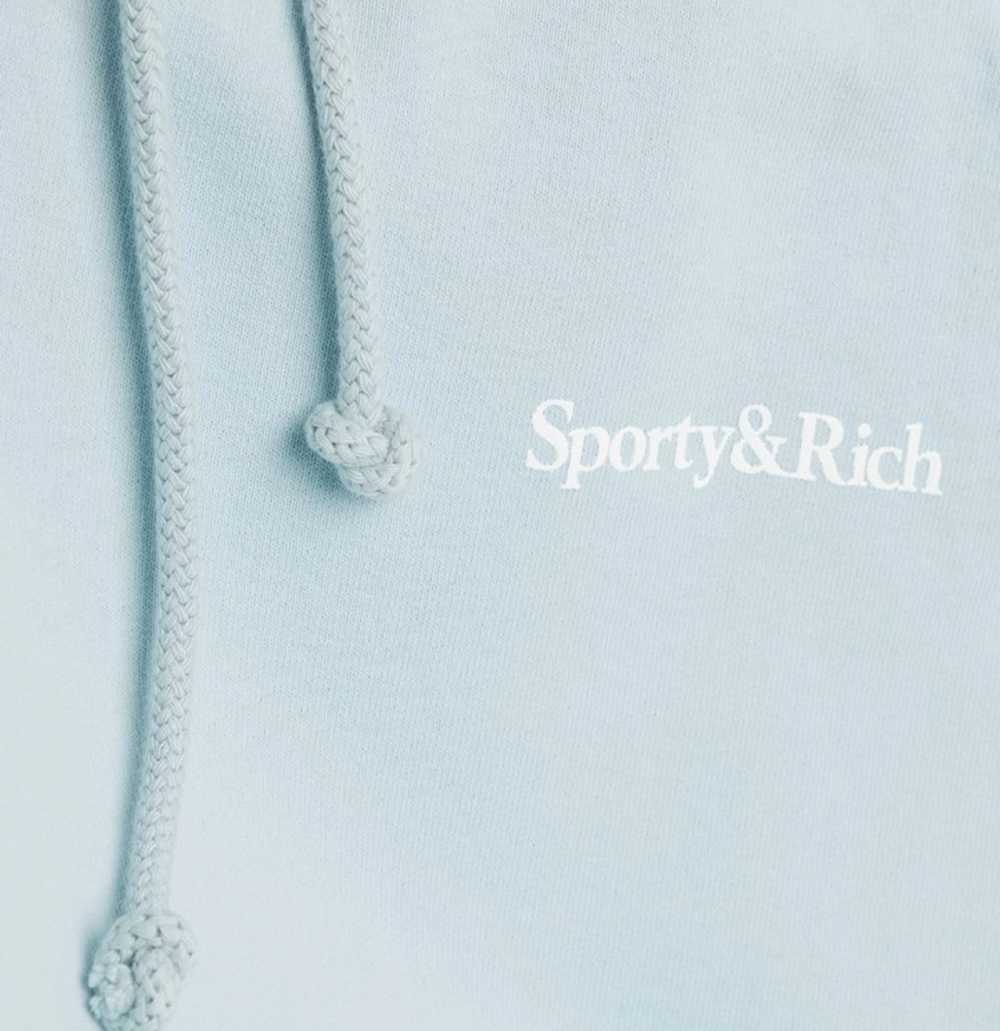 Managed by hewi Sporty & Rich Blue Cotton Logo Sw… - image 5