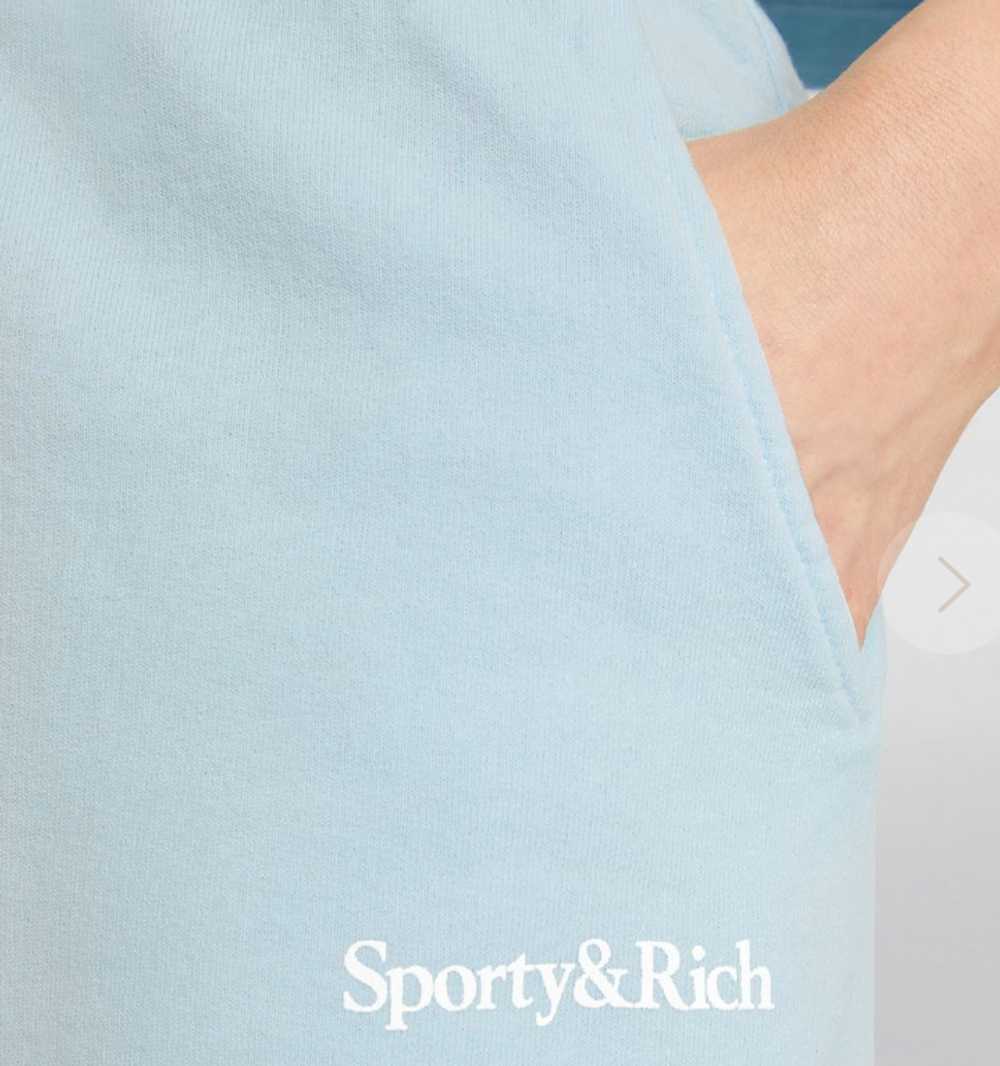 Managed by hewi Sporty & Rich Blue Cotton Logo Sw… - image 6