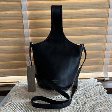 CHRISTIAN VILLA: One Handle Tote Bag Black - image 1