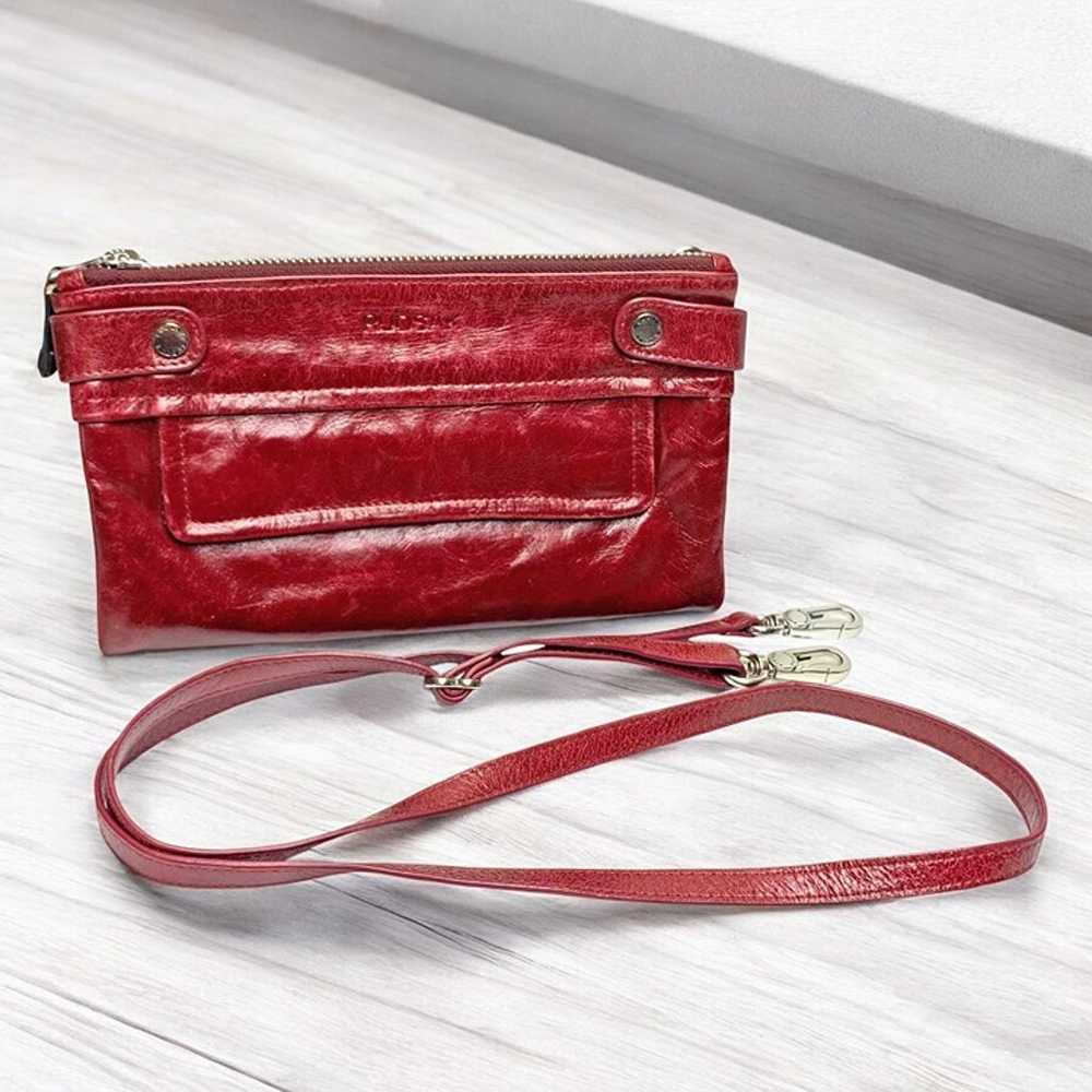 Rudsak Heritage Hermine Distressed Red Leather Cl… - image 1