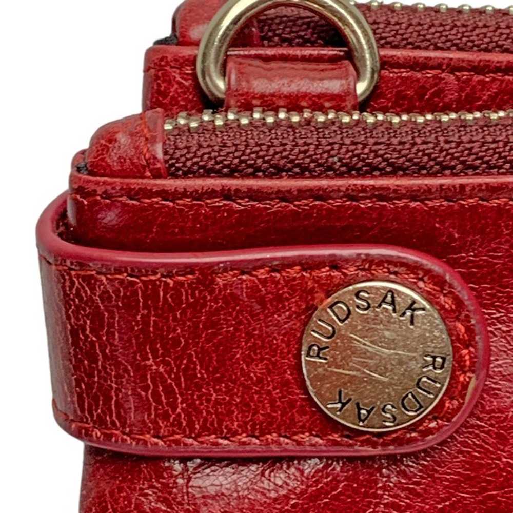 Rudsak Heritage Hermine Distressed Red Leather Cl… - image 2