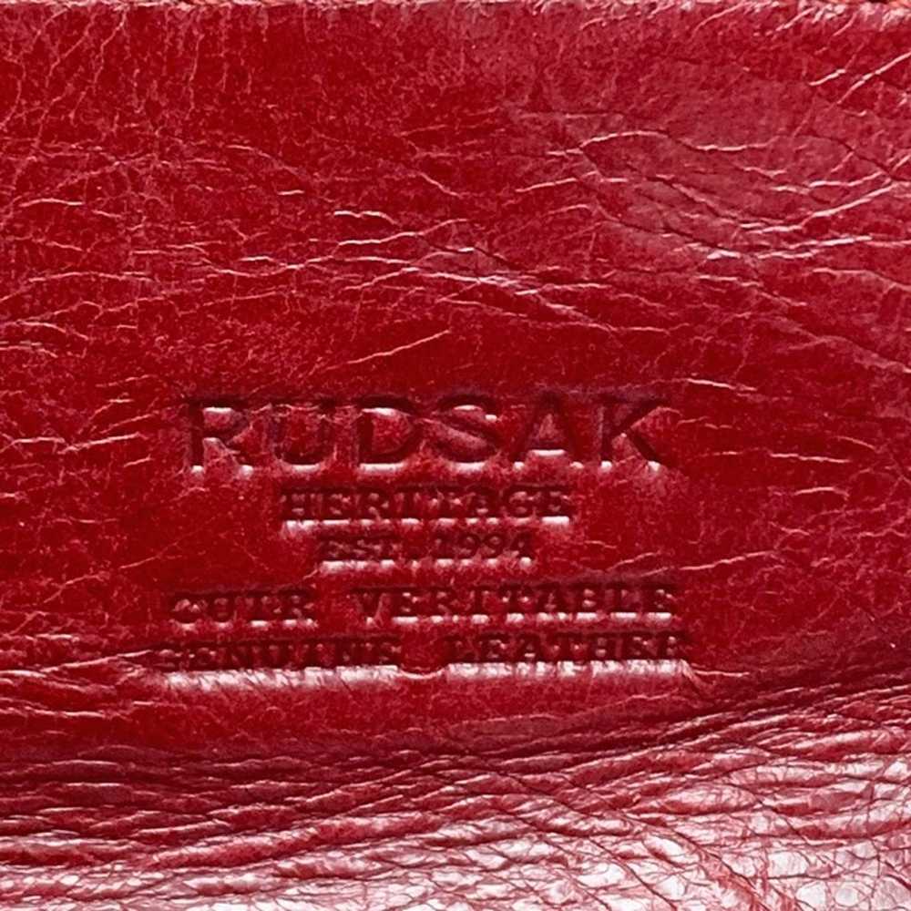 Rudsak Heritage Hermine Distressed Red Leather Cl… - image 4