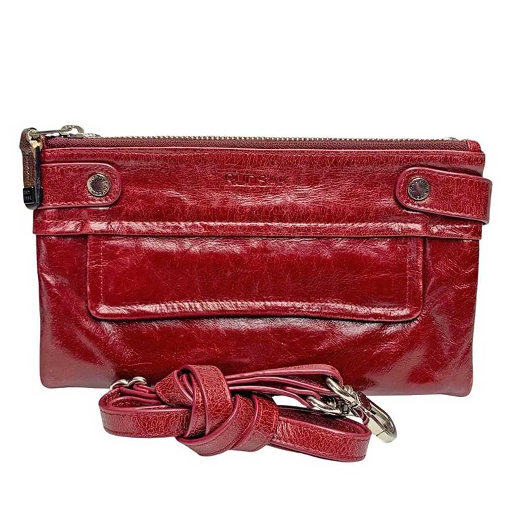 Rudsak Heritage Hermine Distressed Red Leather Cl… - image 9