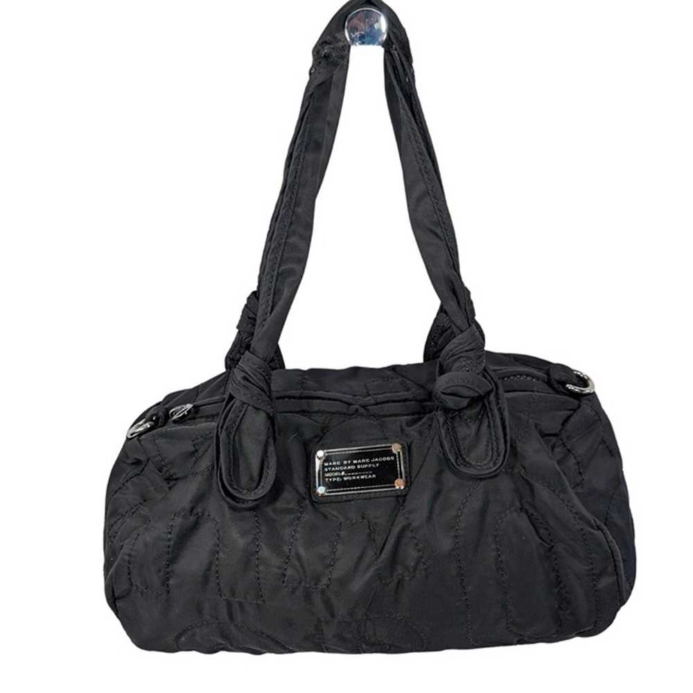 Marc by Marc Jacobs Black Nylon Pretty Boston Bag… - image 1