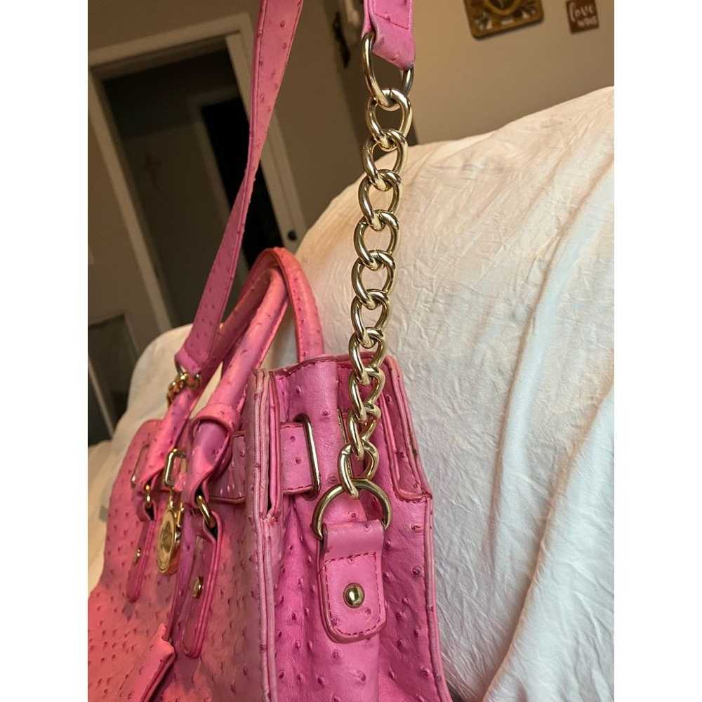 Michael Kors Pink Ostrich Purse - image 8