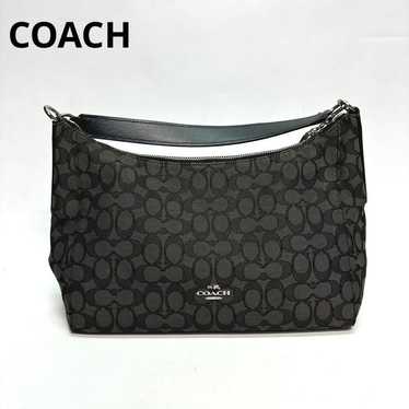 coach one-shoulder handbag black shoulder bag