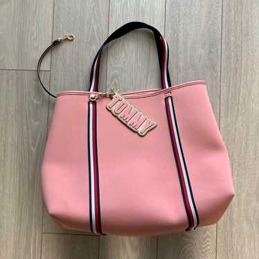 Tommy Hilfiger Neoprene Pink Tote Bag