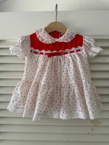 Vintage Baby Strawberry Dress