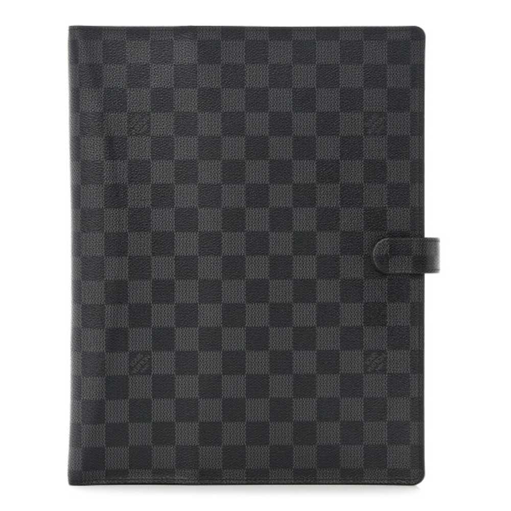 LOUIS VUITTON Damier Graphite Cover Bloc A4 Agenda - image 1