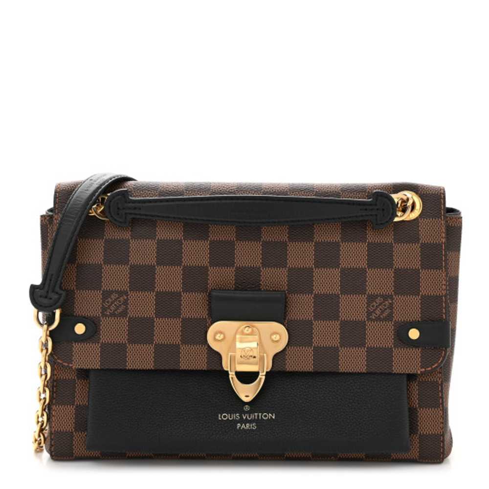 LOUIS VUITTON Damier Ebene Vavin PM Black - image 1