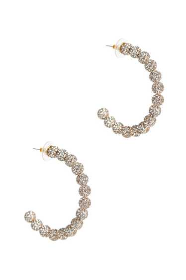 Lele Sadoughi Slim Stardust Hoops