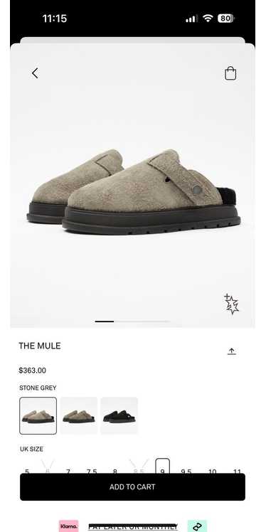 Cole Buxton Cole Buxton Mule Stone Gray