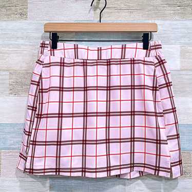 Other Lady Hagen Golf Skort Pink Plaid Pockets Bu… - image 1